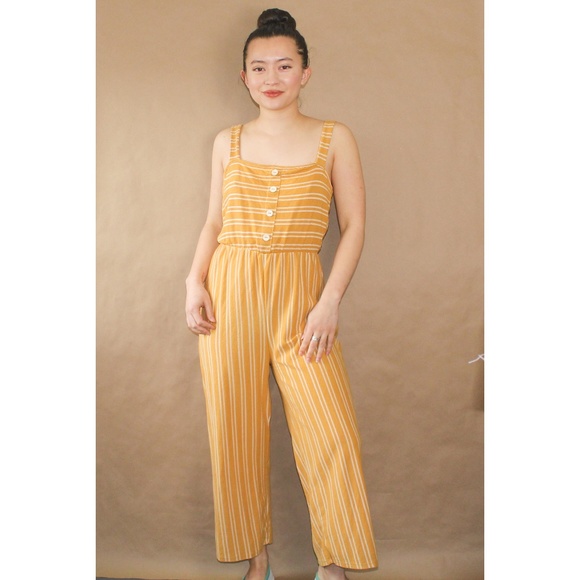 Urban Outfitters Pants - (406) Urban Outfitters mustard yellow jumpsuit